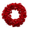 Handmade Hand Felted Wool Wreath - Red Amaryllis Flowers - 14" Arcadia Home